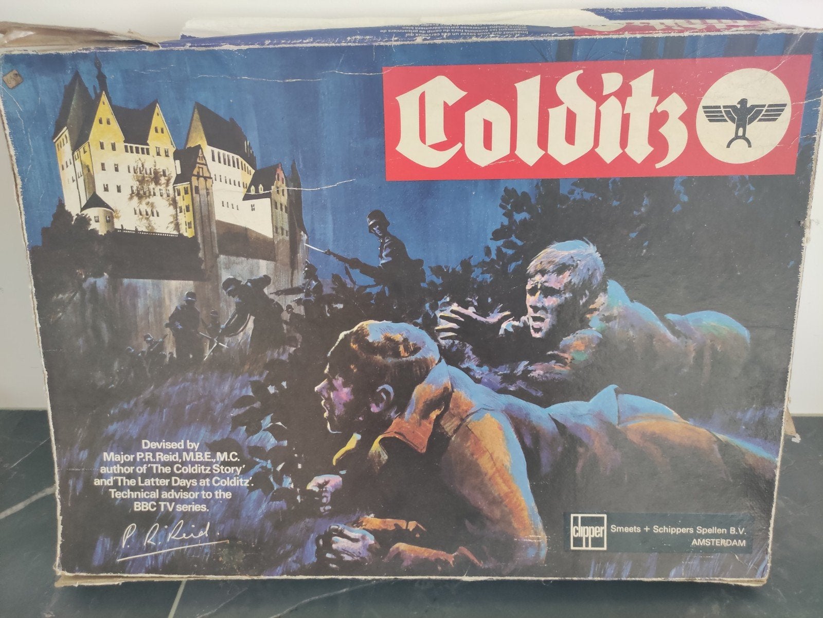 Escape from Colditz Franse editie, Vijf spelers of meer, Ophalen of Verzenden, Gebruikt, Clipper