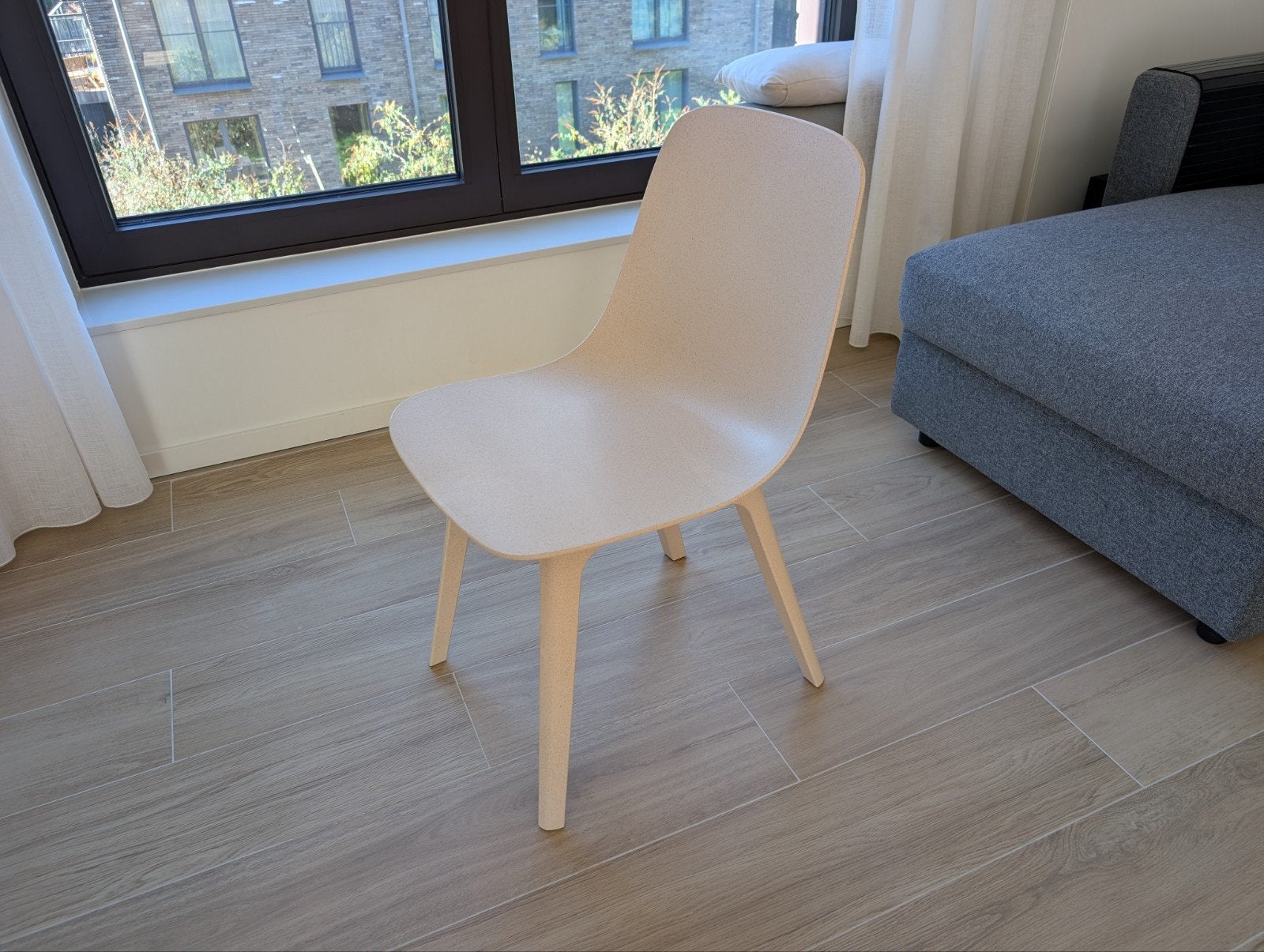 Ikea Odger beige - 6 pièces ou par pièce, Maison & Meubles, Synthétique, Enlèvement, Blanc, Cinq, Six Chaises ou plus