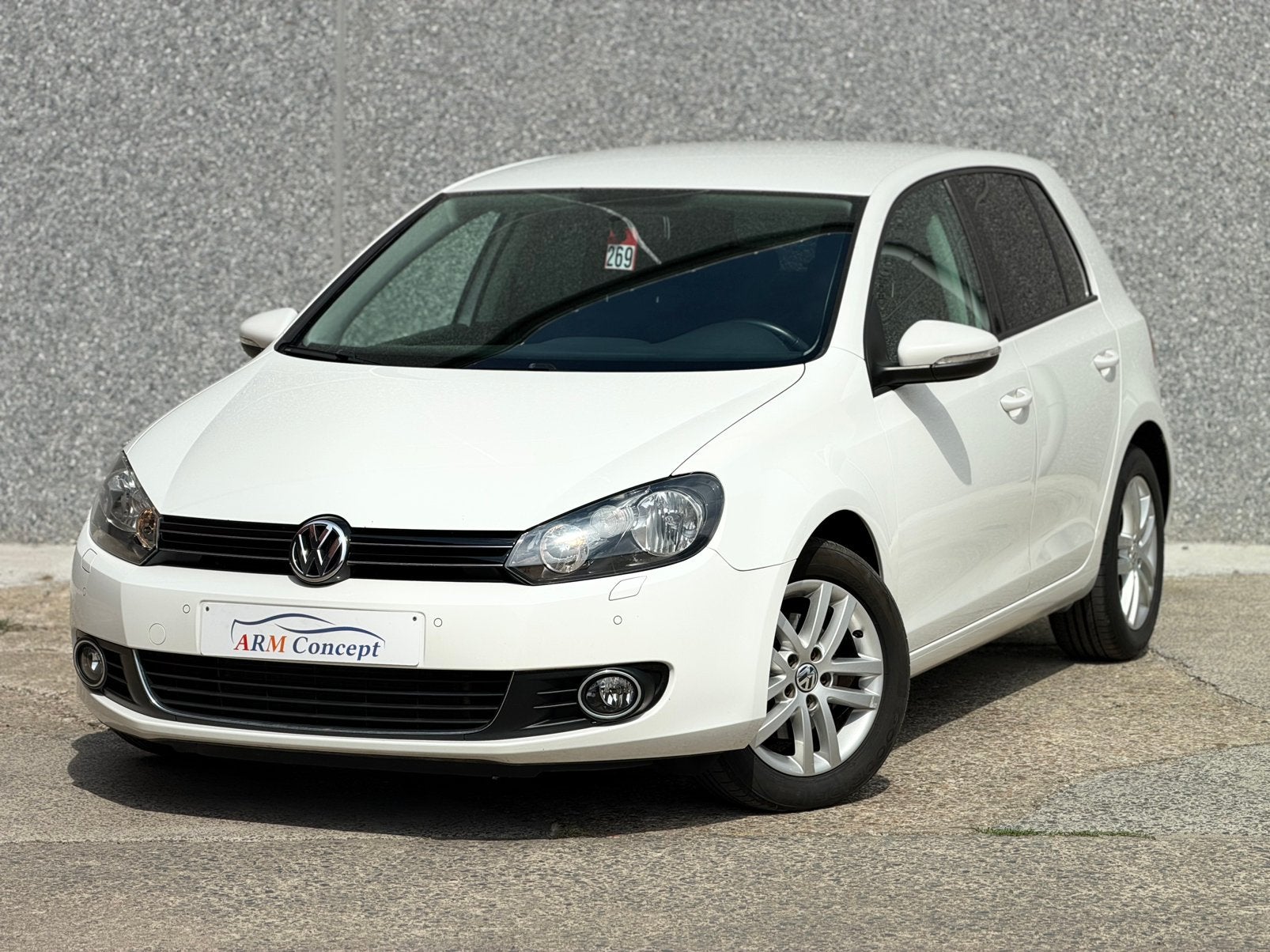 Vw golf 6 1.4 TSI Highline 08/2011 GARANTIE 12 mois, Auto's, Euro 5, Zwart, Alcantara, Wit