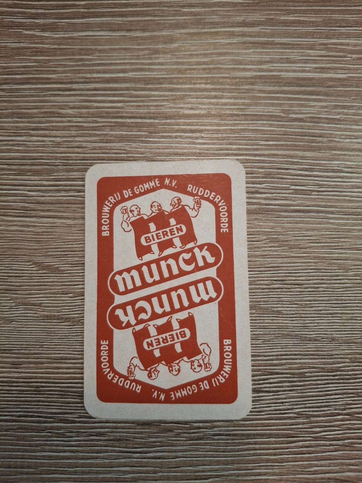 oude speelkaart munck pils, Verzamelen, Speelkaarten, Jokers en Kwartetten, Ophalen of Verzenden