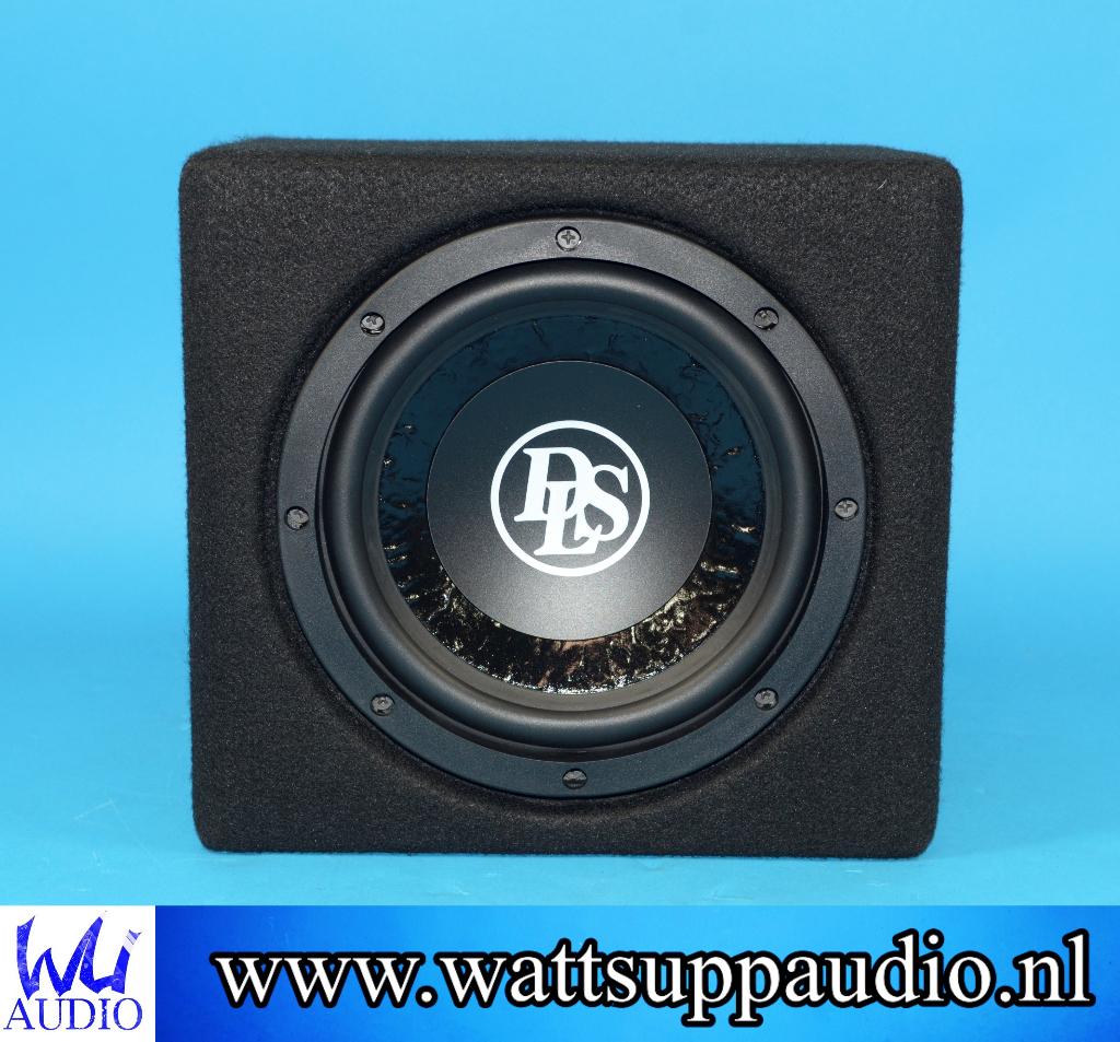 DLS 610PE8D2 8 inch subwoofer incl gesloten kist Compact SQ, Auto diversen, Autospeakers, Ophalen of Verzenden, Nieuw