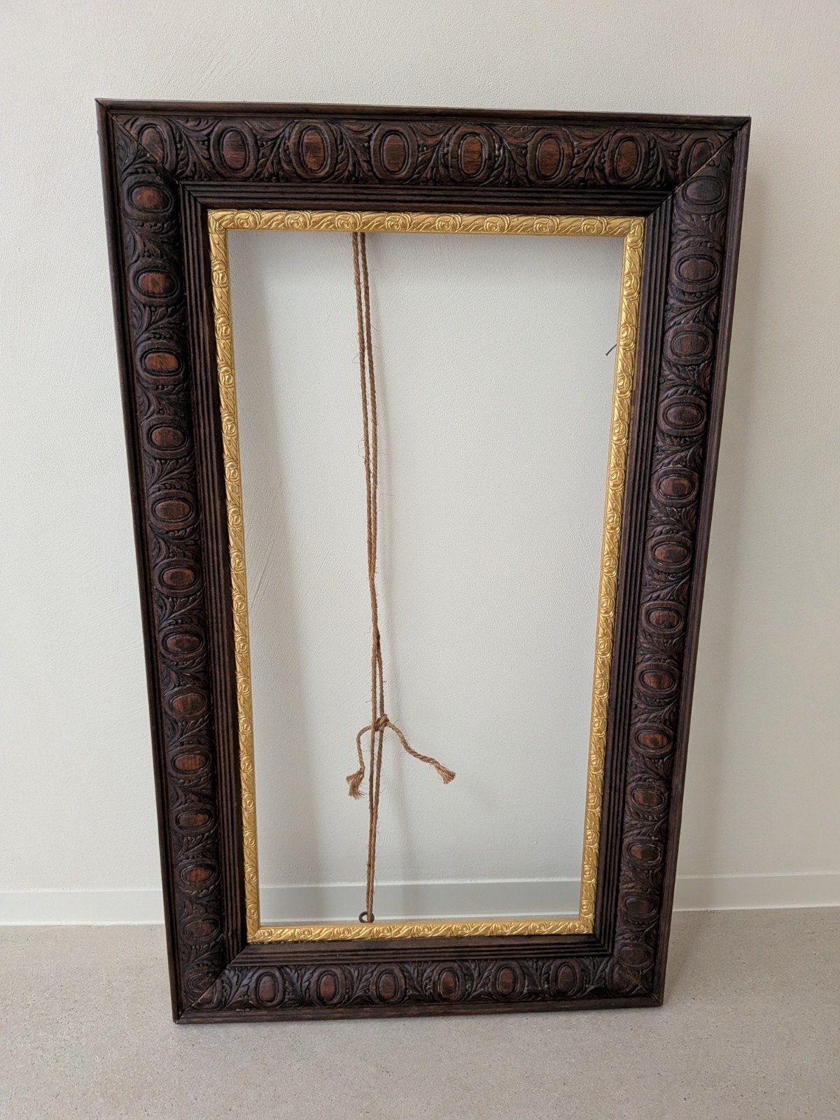 Cadre ancien avec détail en feuille d'or, Maison & Meubles, Accessoires pour la Maison | Cadres, Enlèvement