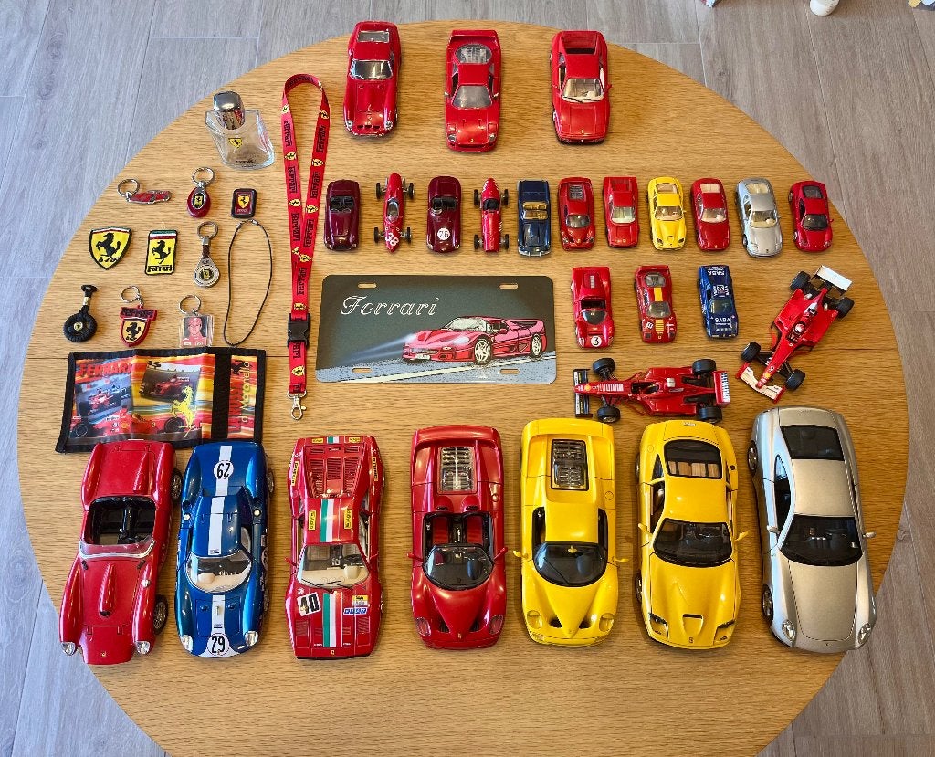Collection Ferrari miniatures, Enlèvement, Utilisé