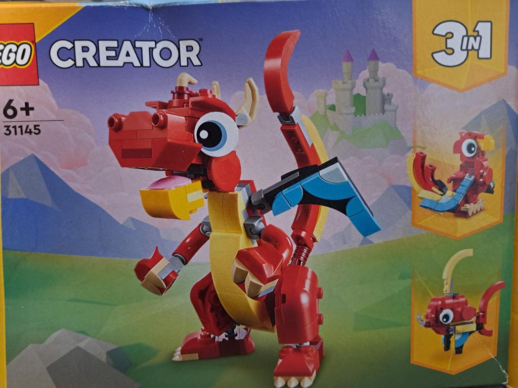 Lego Creator Draak, Papegaai, Vis., Kinderen en Baby's, Ophalen, Lego, Creator