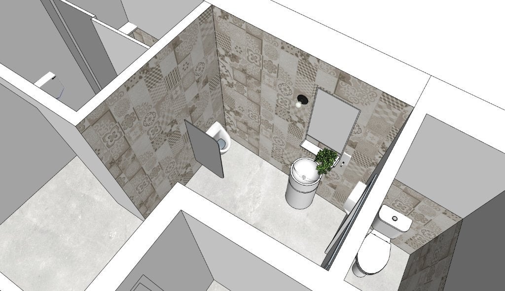 1 carrelage sol/plinthes assorties et 2 carrelages muraux, Enlèvement, Neuf, Céramique, 10 m²² ou plus