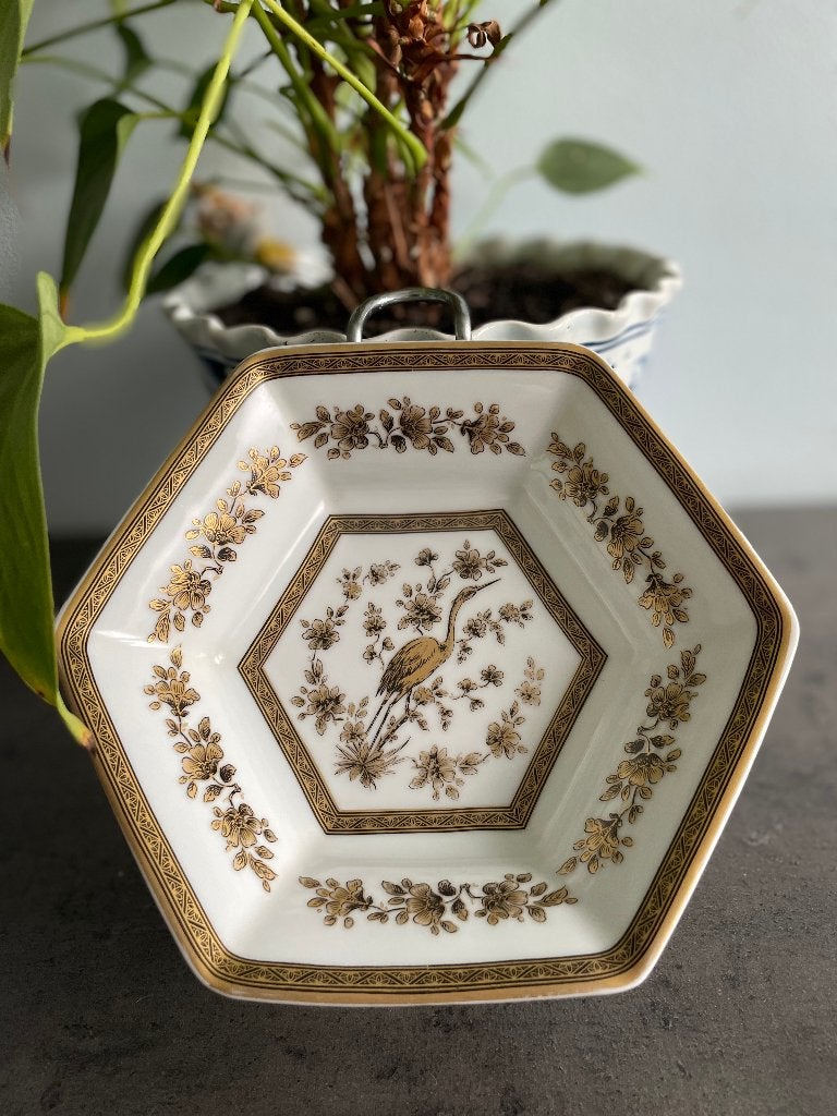Vintage decoratieve bord van Bareuther Waldsassen, Antiek en Kunst, Ophalen