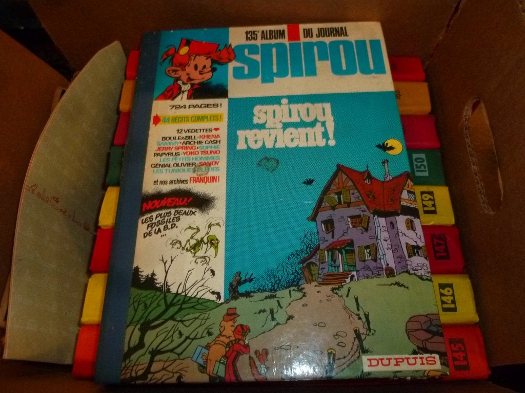 Albums Spirou, Boeken, Stripverhalen, Meerdere stripboeken, Ophalen of Verzenden, Gelezen