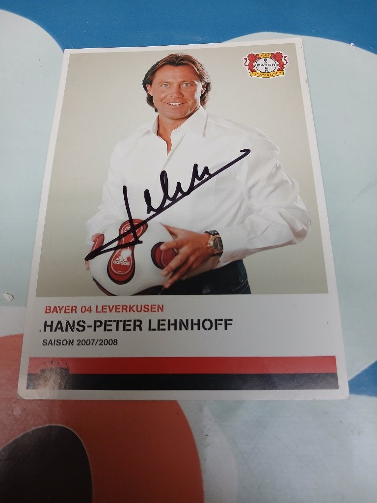 Fankaart Hans-Peter Lehnhoff, Verzamelen, Foto's en Prenten, Ophalen, 1980 tot heden, Zo goed als nieuw, Prent
