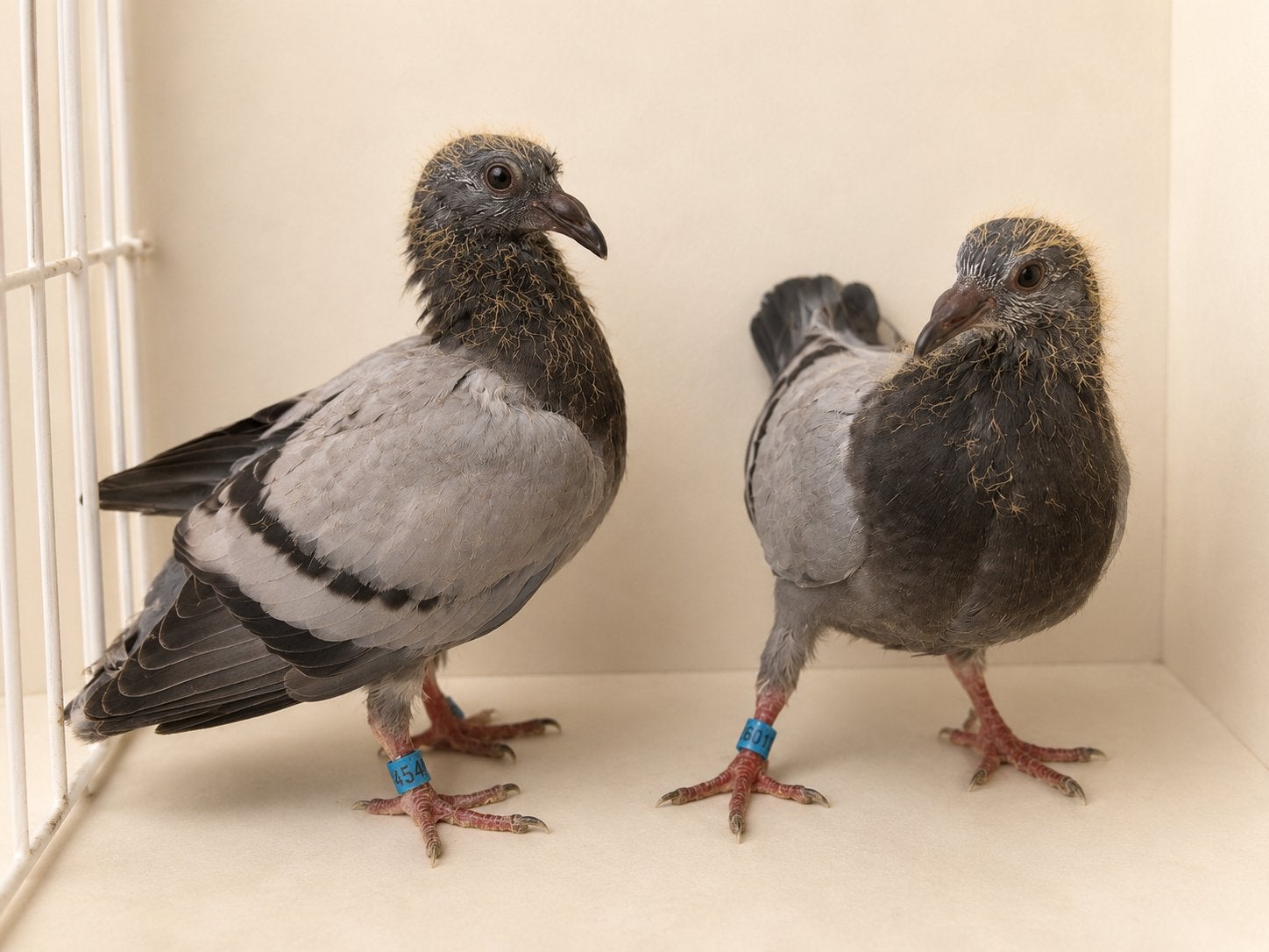 Jeune pigeon voyageur, Pigeon voyageur