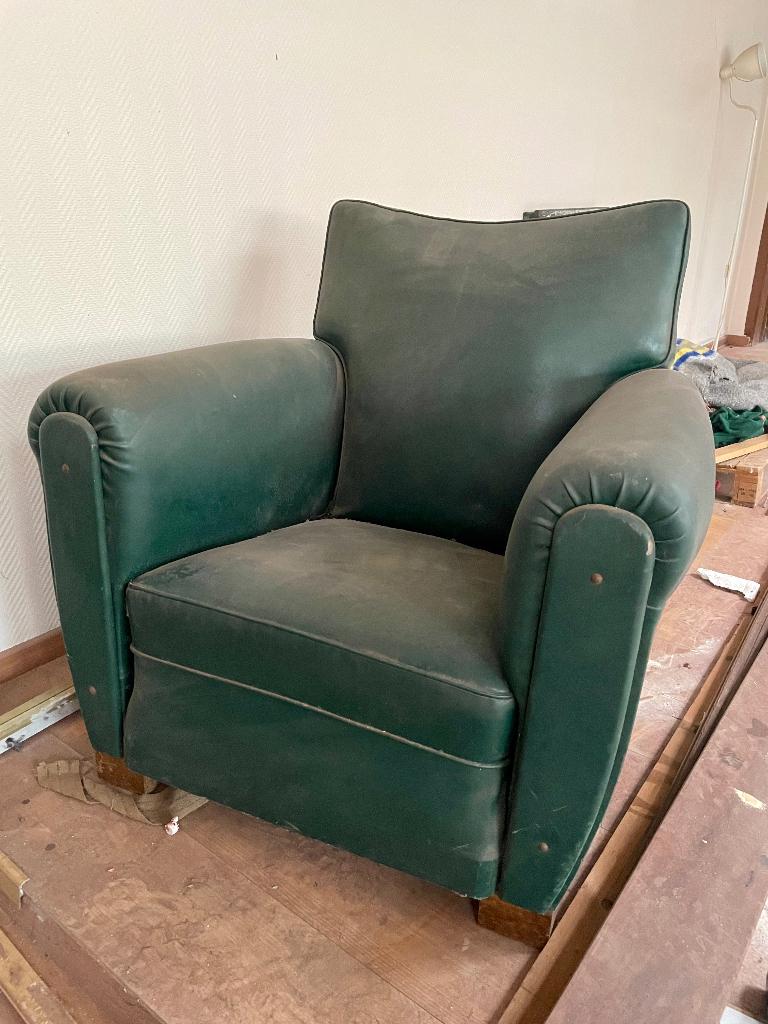 Fauteuil à restaurer, Enlèvement, Utilisé, 75 à 100 cm, 75 à 100 cm