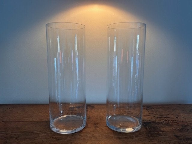 Vazen hoog, Ophalen, Nieuw, Glas