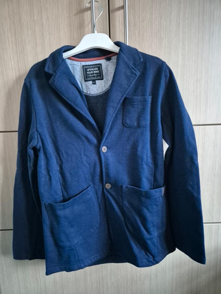 Donkerblauwe vest- C&A - maat 164, Kinderen en Baby's, Kinderkleding | Maat 164, Ophalen, C&A, Trui of Vest, Zo goed als nieuw