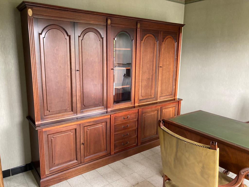 Antieke bureau met kast, Antiek en Kunst, Ophalen