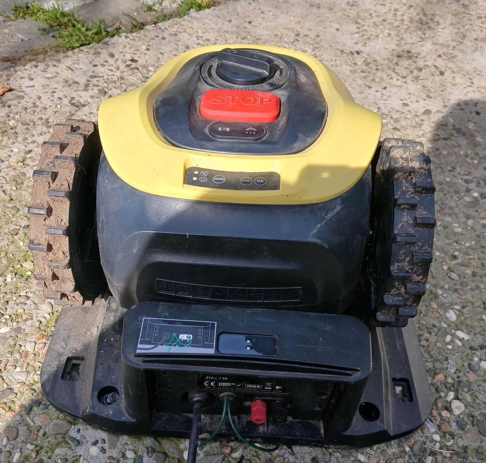 Robograsmaaier te koop  z60, Tuin en Terras, Ophalen, Zo goed als nieuw, Powerplus, Meer dan 25 cm