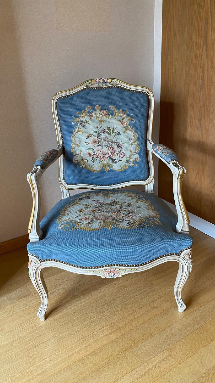 Prachtige fauteuil in Louis XV-stijl-Romantische blikvanger, Enlèvement