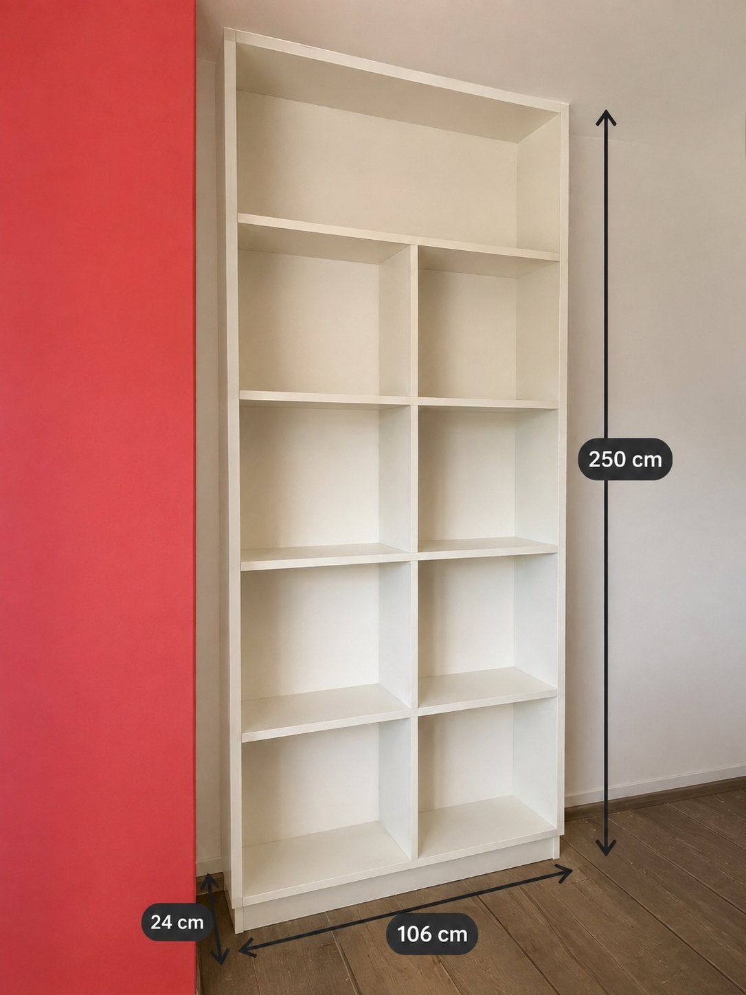 Grande étagère / bibliothèque - mini prix depart rapide !, Ophalen, Gebruikt, Met plank(en), 200 cm of meer