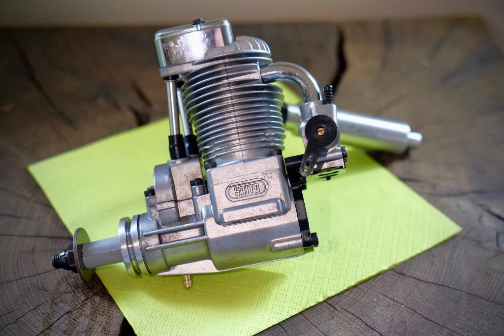 Moteur RC Saito FA-72 4 Temps –bon etat, Enlèvement ou Envoi, Utilisé, Avion
