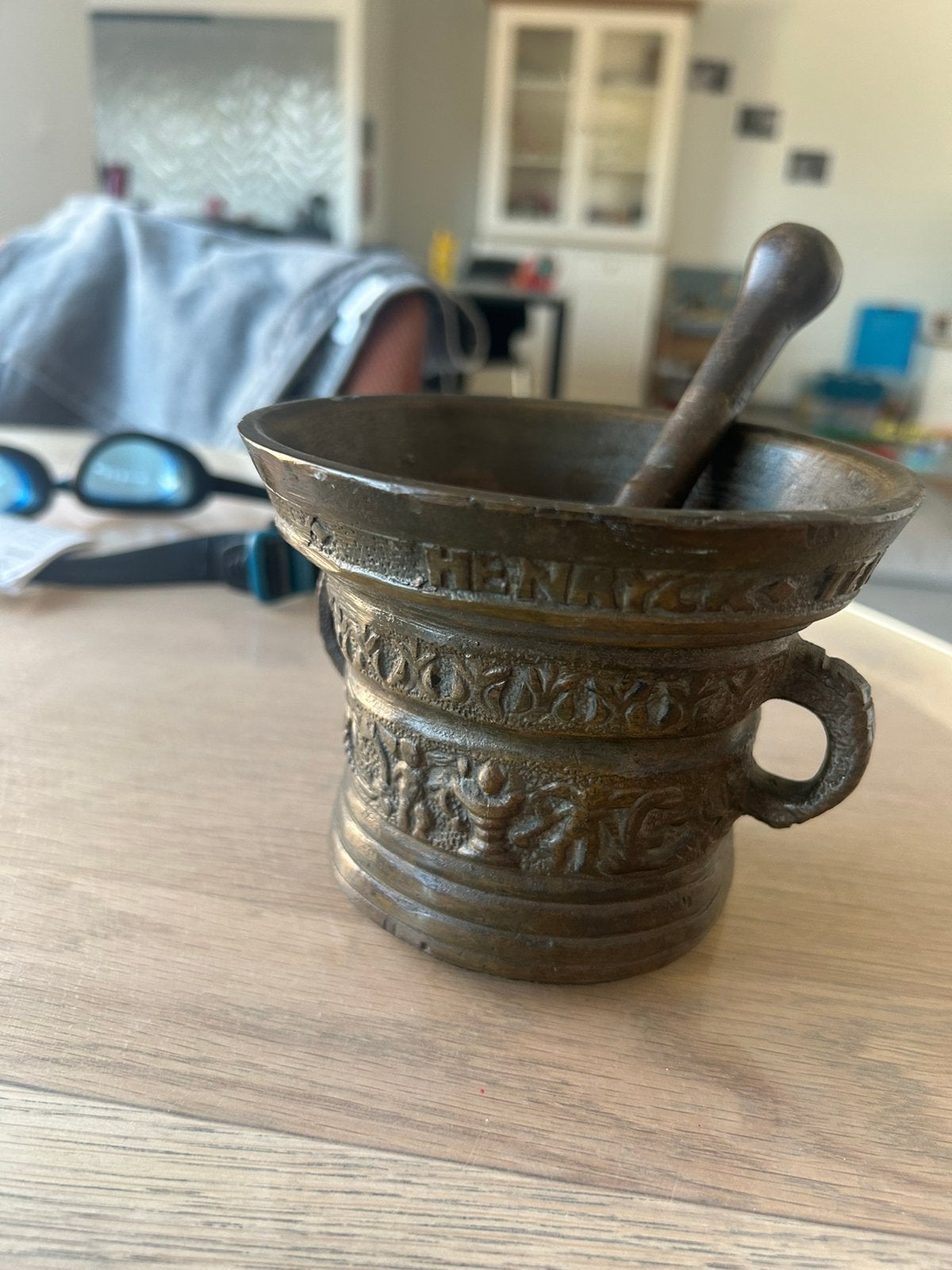Bronzen vijzel, Antiek en Kunst, Ophalen