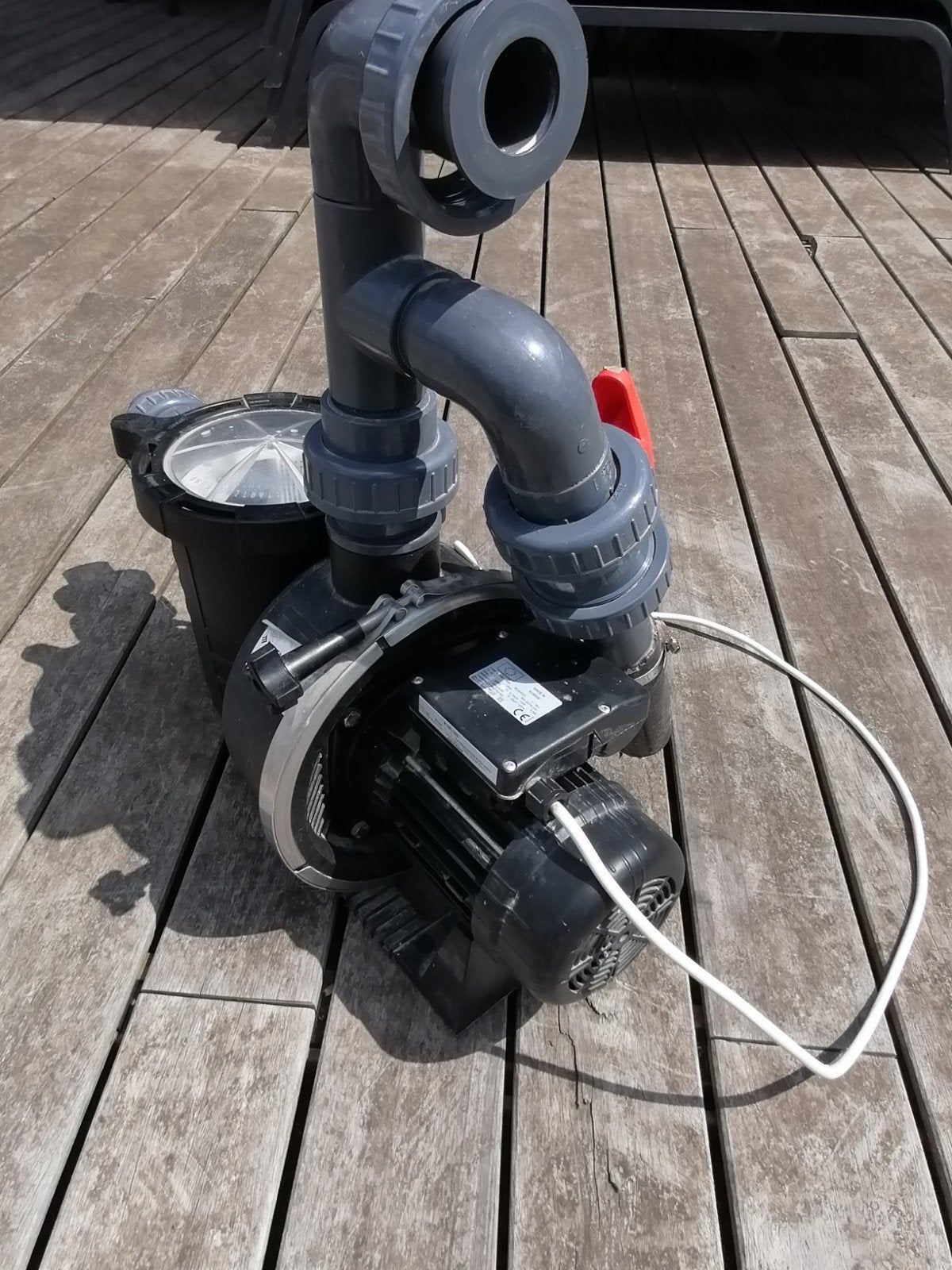 pomp voor zwemvijver te koop, Enlèvement, Utilisé, Pompe de bassin