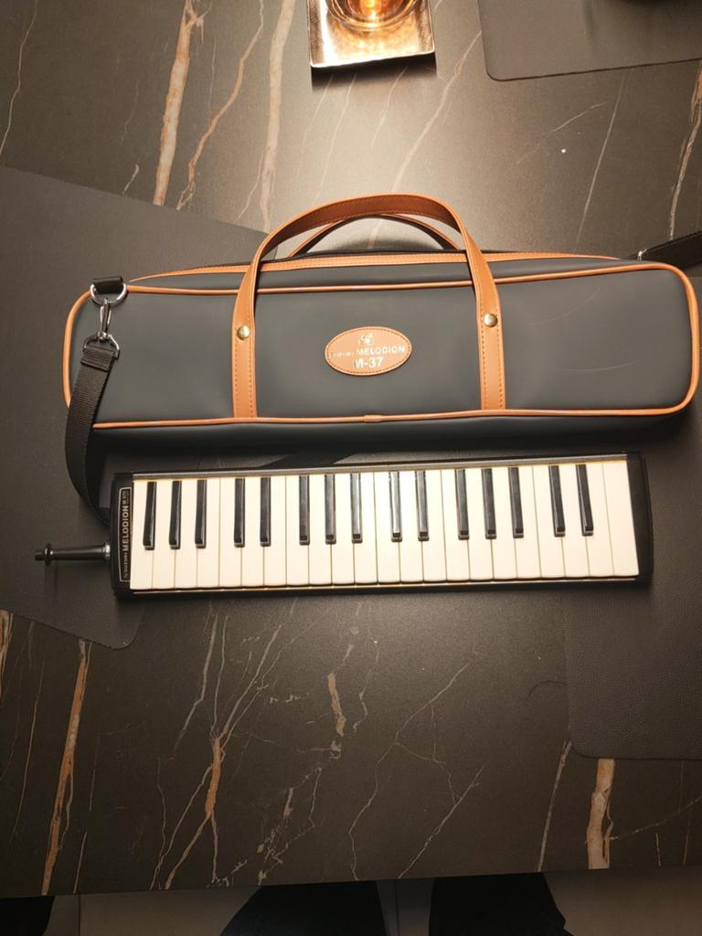 Melodica Suzuki gloednieuw + zak en blaasbuis, Muziek en Instrumenten, Keyboards, Ophalen of Verzenden