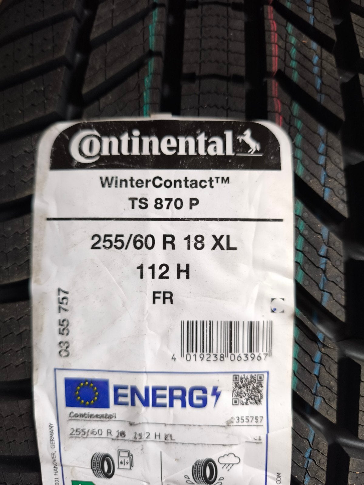 Winterbanden 255/60 R 18 112 H, Ophalen, Nieuw