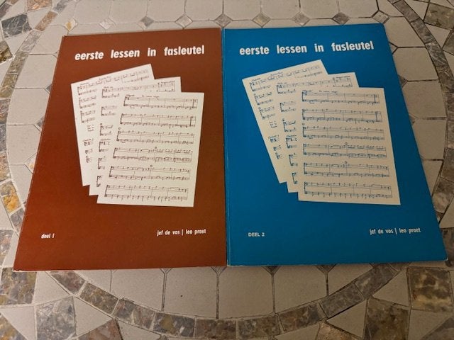 2 boeken met solfège lessen + 1 met kinderliedjes, Ophalen of Verzenden, Zo goed als nieuw, Genre of Stijl, Jef De vos et Leo Praet