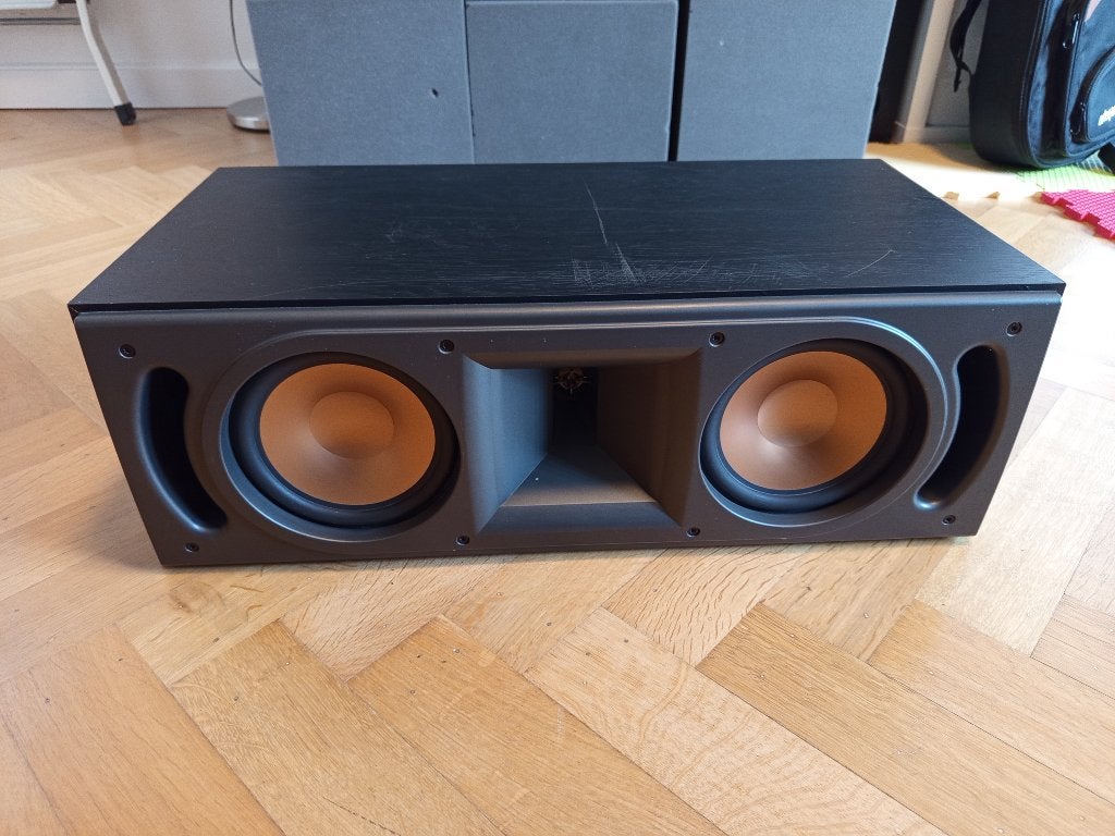 Klipsch RC-62 (RC62) middenluidspreker voor thuisbioscoop, Gebruikt, Basreflex, Center speaker, Ophalen