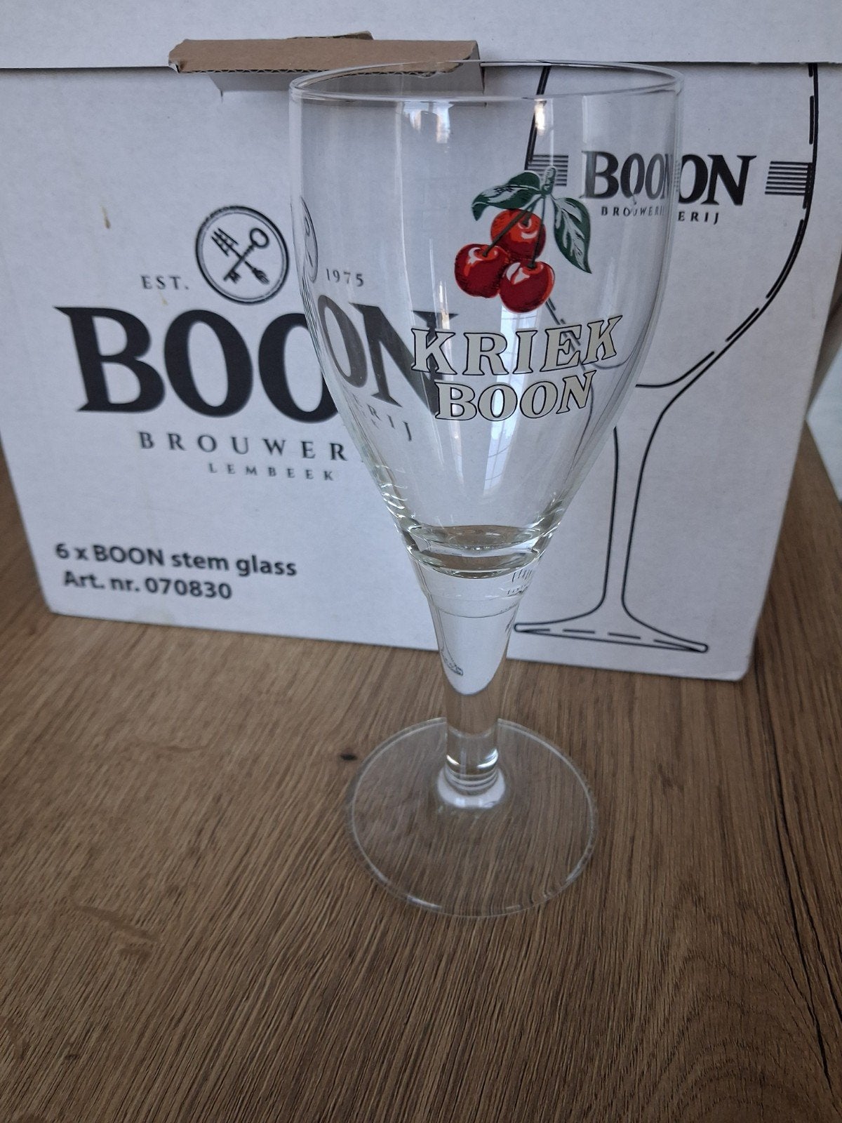 Kriek boon glazen, Verzamelen, Ophalen of Verzenden