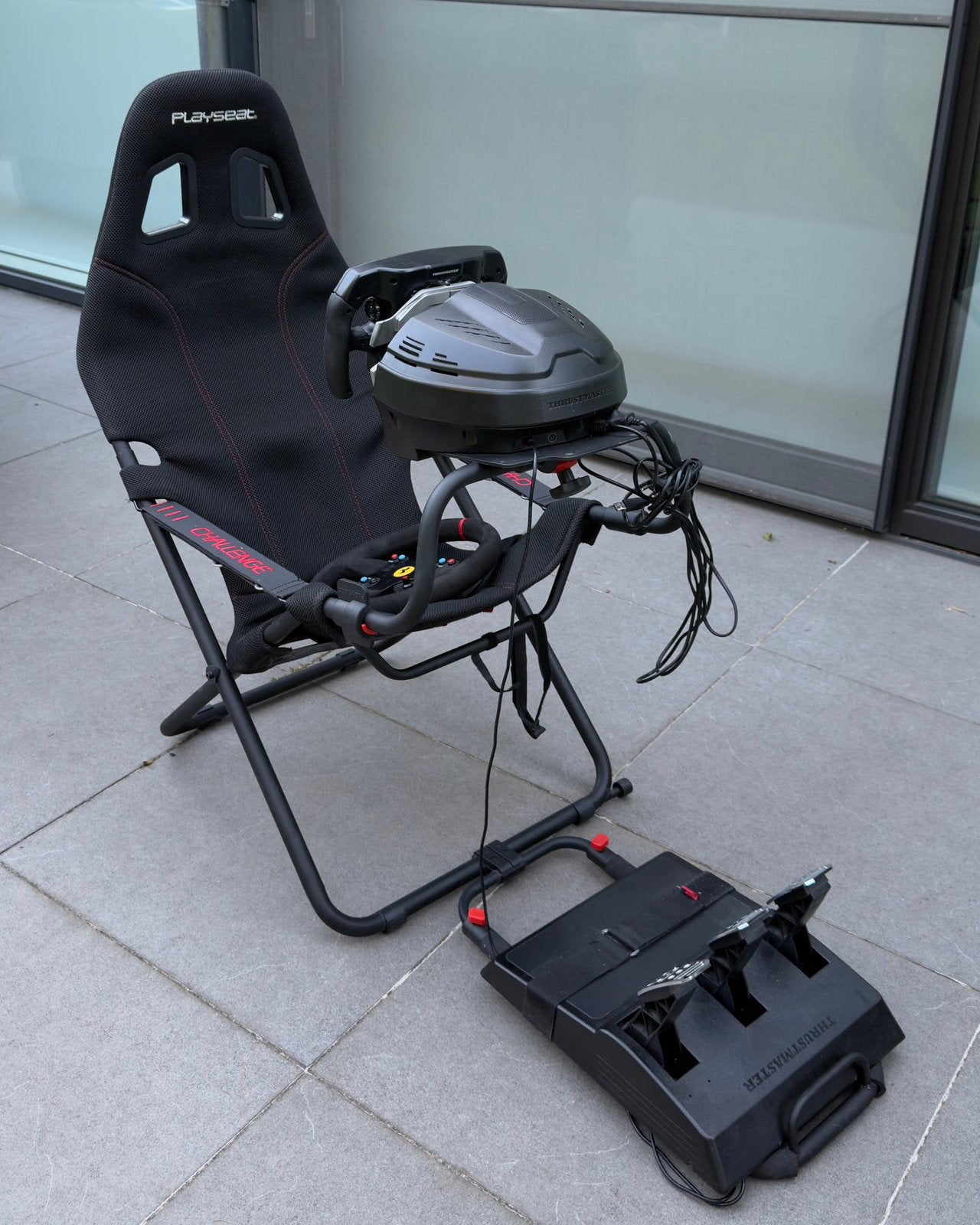 Ferrari sf1000 + Thrustmaster T300 + Playseat Challenge, Ophalen, Zo goed als nieuw