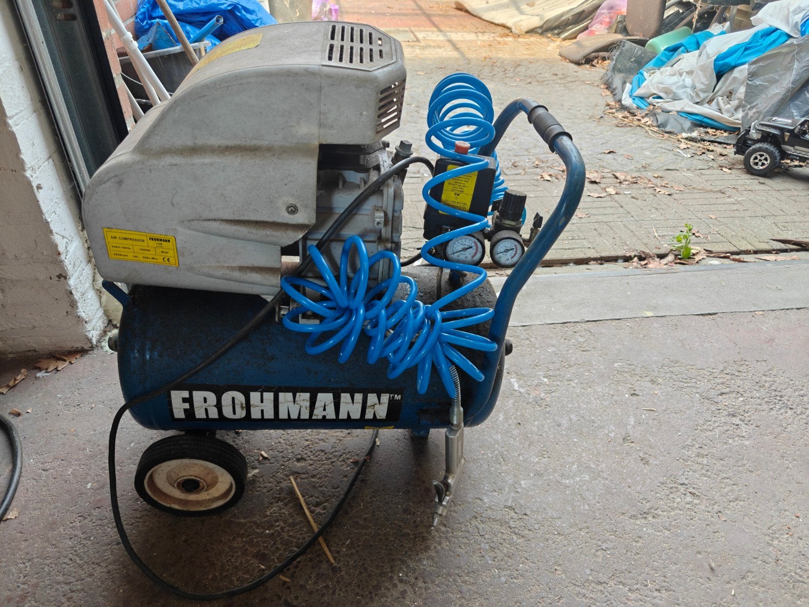 Krachtige compressor te koop, Ophalen
