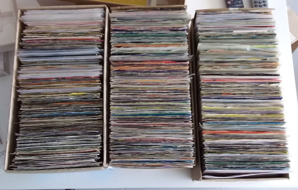 Lot van 500 singeltjes te koop, Ophalen, 7 inch