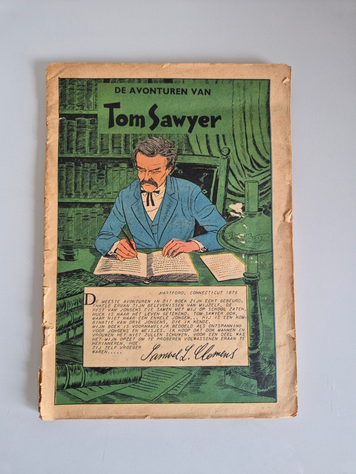 De avonturen van Tom Sawyer. Vintage strip, Ophalen of Verzenden, Gelezen