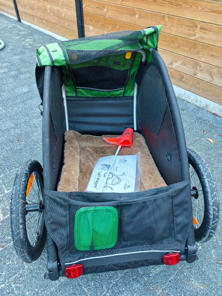 Burley handen fiets kar, Ophalen, Opvouwbaar, Burley, 20 tot 40 kg