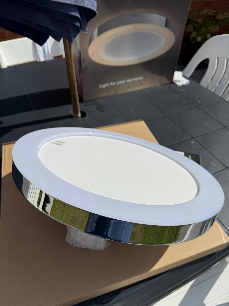 Philips Hue Adore Plafonnier Chrome IP44 (salle de bain), Neuf, Philips, Connecté, Plafonnier