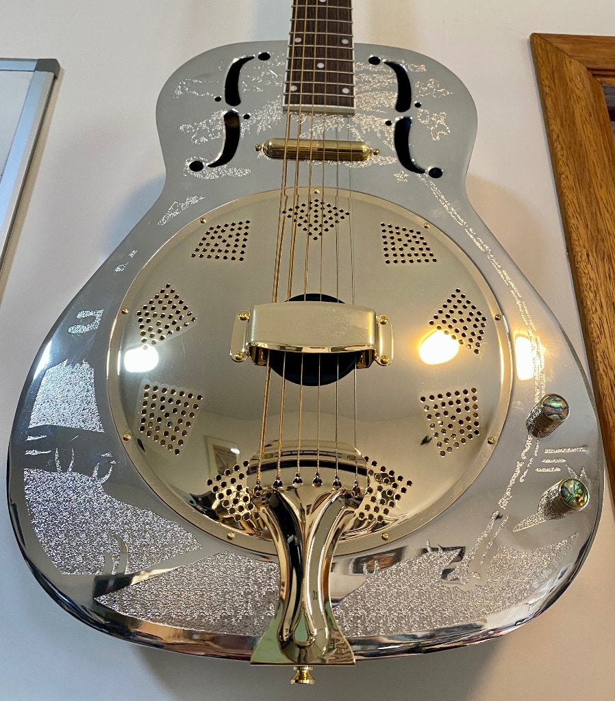 GUITARE DOBRO META ELEC AC NEUVE, Musique & Instruments, Enlèvement ou Envoi, Comme neuf, Hollow body, Autres marques