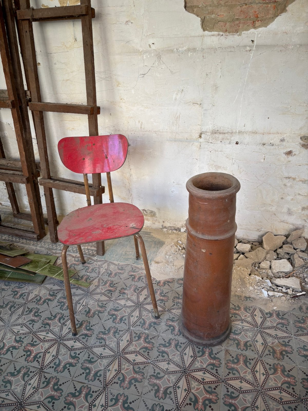 Recyclé: platres, bois, metaux, salle bain, cusine, Enlèvement, Utilisé
