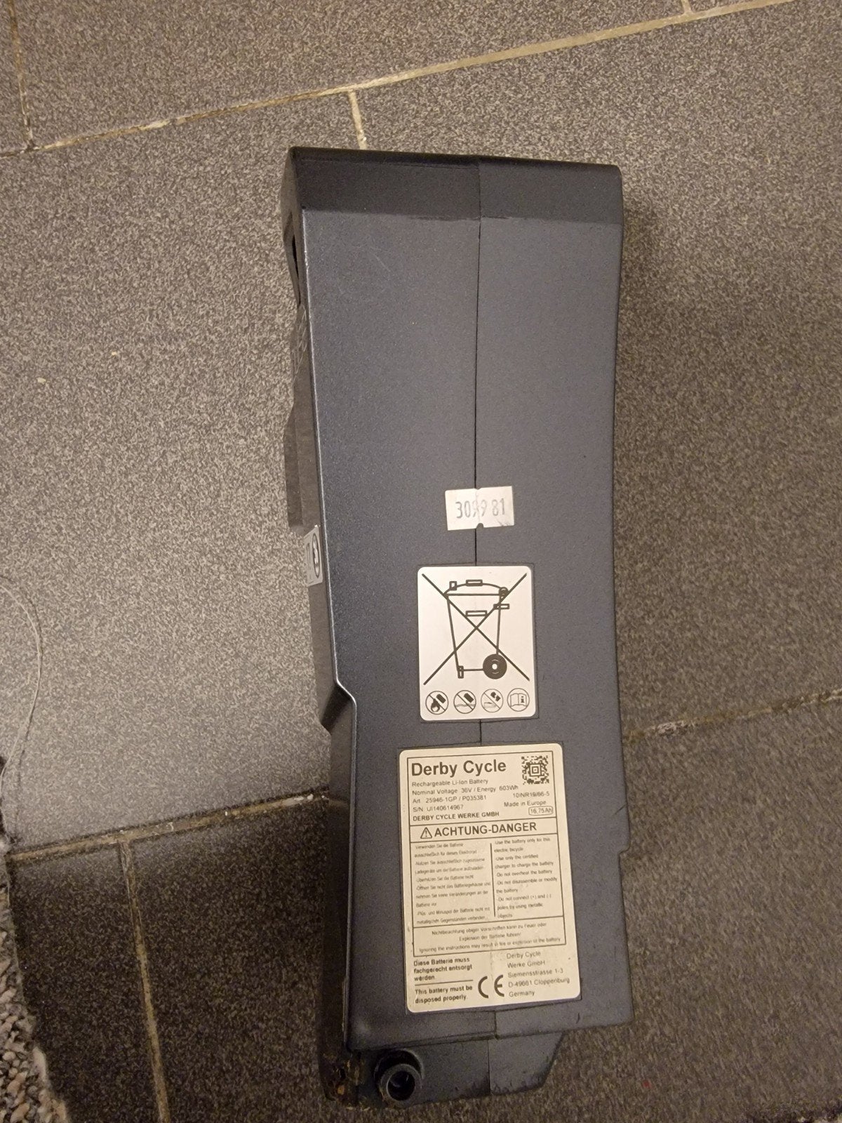 Elektrische Batterij kalkhoff 100 euro