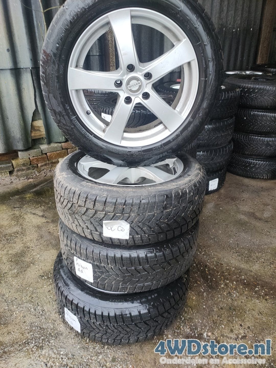 Nissan Qashqai Velgen + GoodYear Winterbanden M+S, Autos : Pièces & Accessoires, Pneus & Jantes, Pneus et Jantes, Véhicule de tourisme