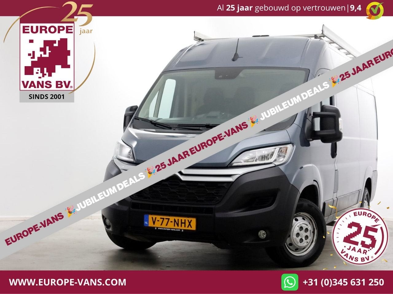 Citroën Jumper 35 2.2 BlueHDi 140pk Airco/Navi/Camera 02-202, Citroën, Bedrijf, Te koop, 0 g/km