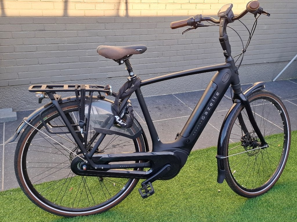 Elektrische fiets Gazelle Grenoble, Vélos & Vélomoteurs, Vitesses, Frein sur jante, Comme neuf, Enlèvement