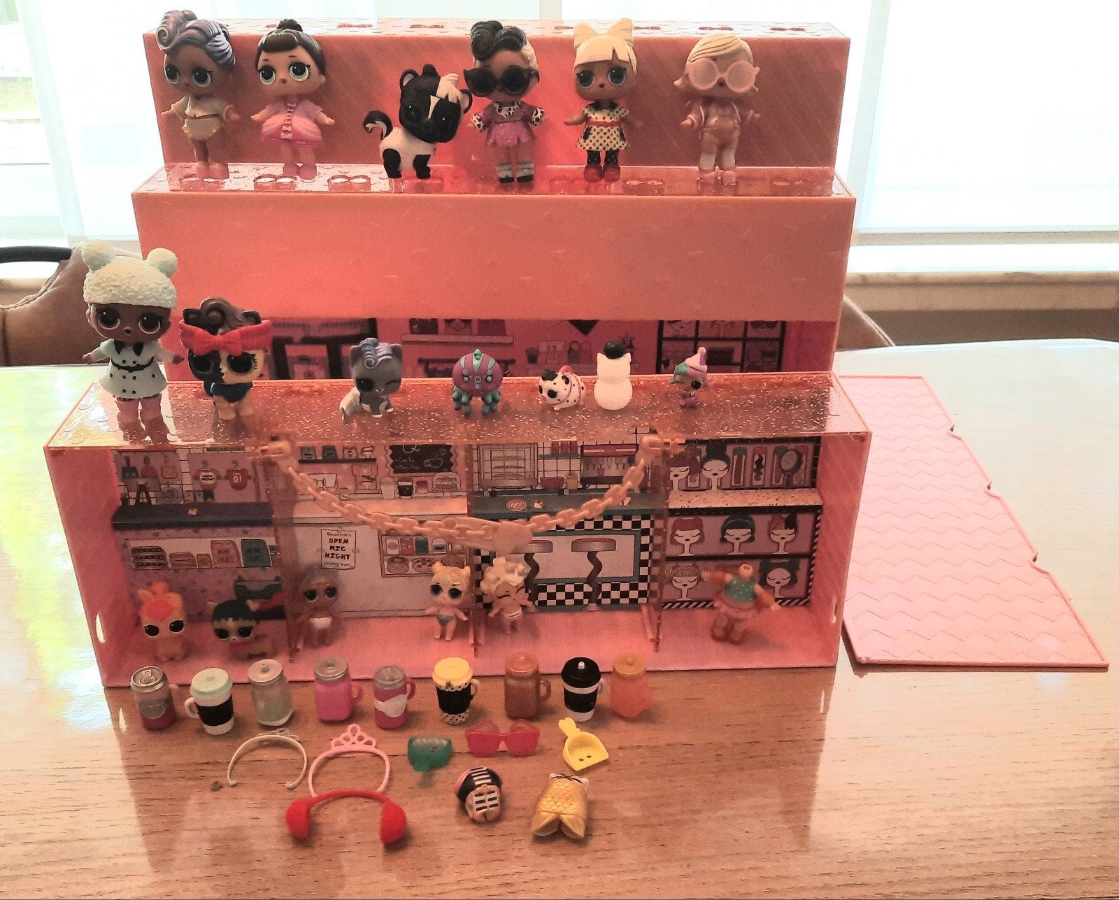 Maison de poupées LOL Surprise avec poupées et accessoires, Enlèvement ou Envoi, Comme neuf, Maison de poupées