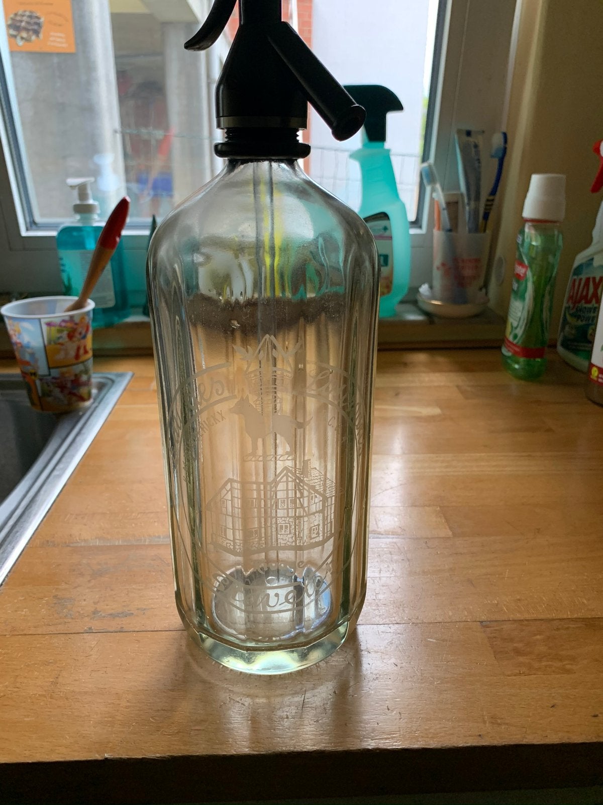 Oude vintage fles, Ophalen of Verzenden, Zo goed als nieuw