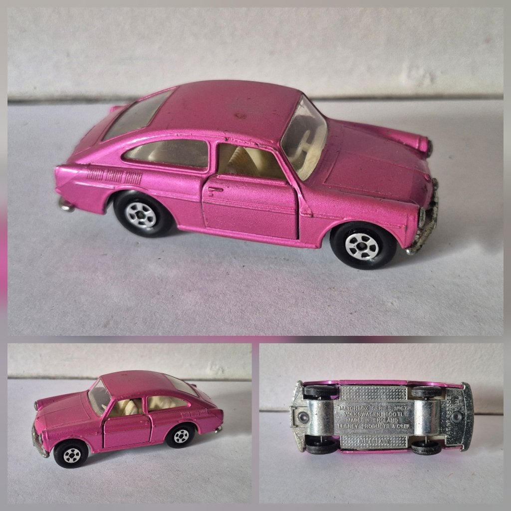 Matchbox SF 67-A volkswagen 1600 TL 1969, Ophalen of Verzenden, Zo goed als nieuw, Auto