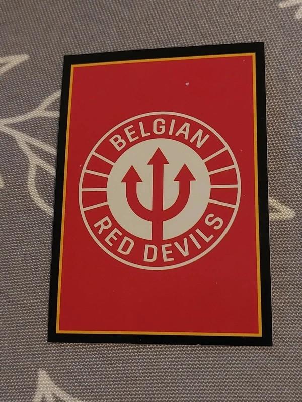 Panini / Sticker / Belgian Red Devils / Carrefour, Collections, Enlèvement ou Envoi, Neuf, Affiche, Image ou Autocollant