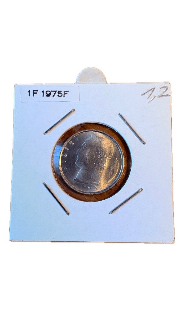 BAUDOUIN I : 1 FRANC 1975F (2), Enlèvement ou Envoi