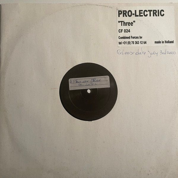 Pro-Lectric - Three-One, 12 pouces, Trance, Enlèvement ou Envoi, Promo