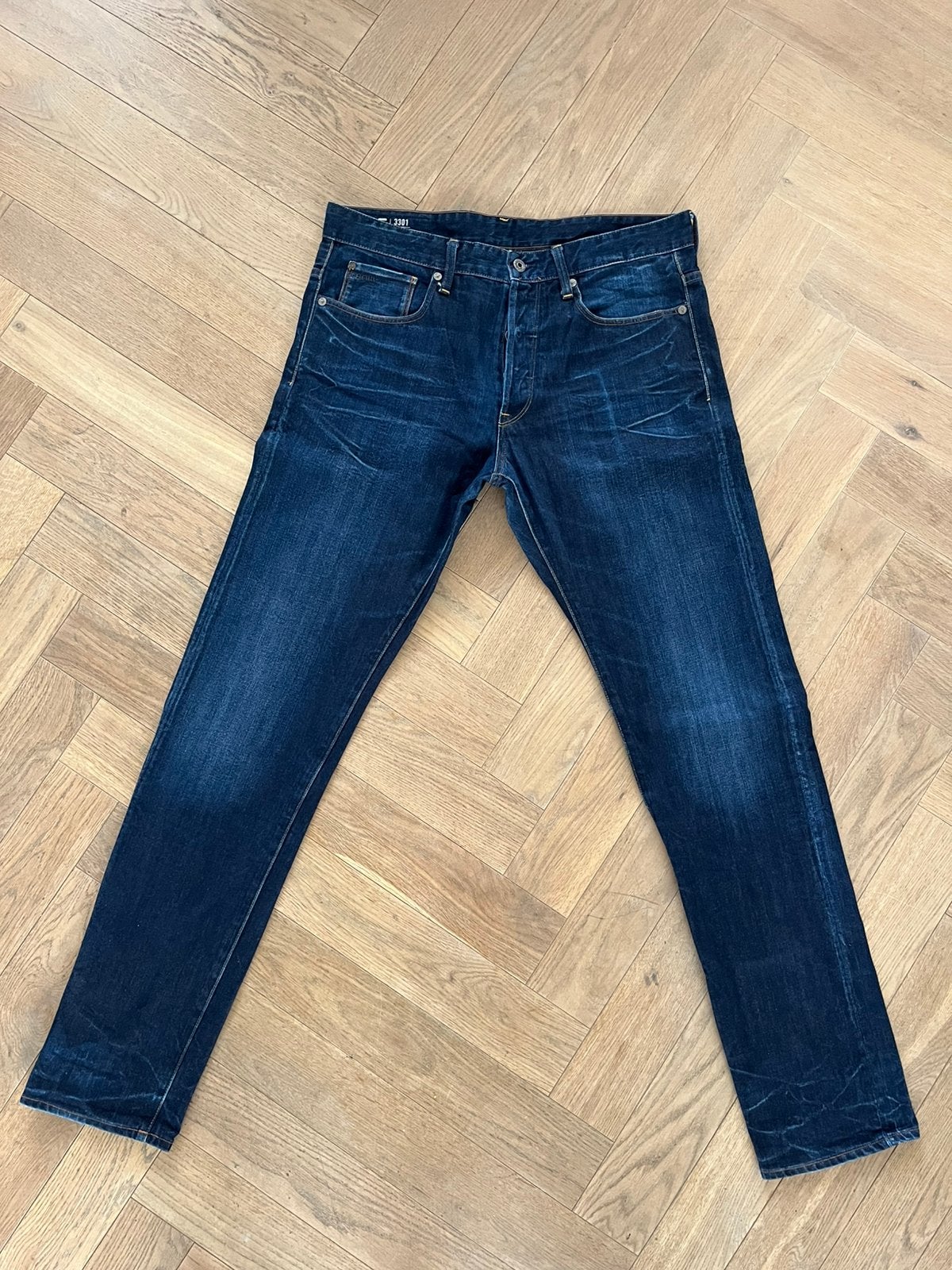 G star RAW 3301 Tapered broek jeans W34 L34 *NIEUW*, Kleding | Heren, Ophalen of Verzenden, Nieuw, Overige kleuren, W33 - W34 (confectie 48/50)