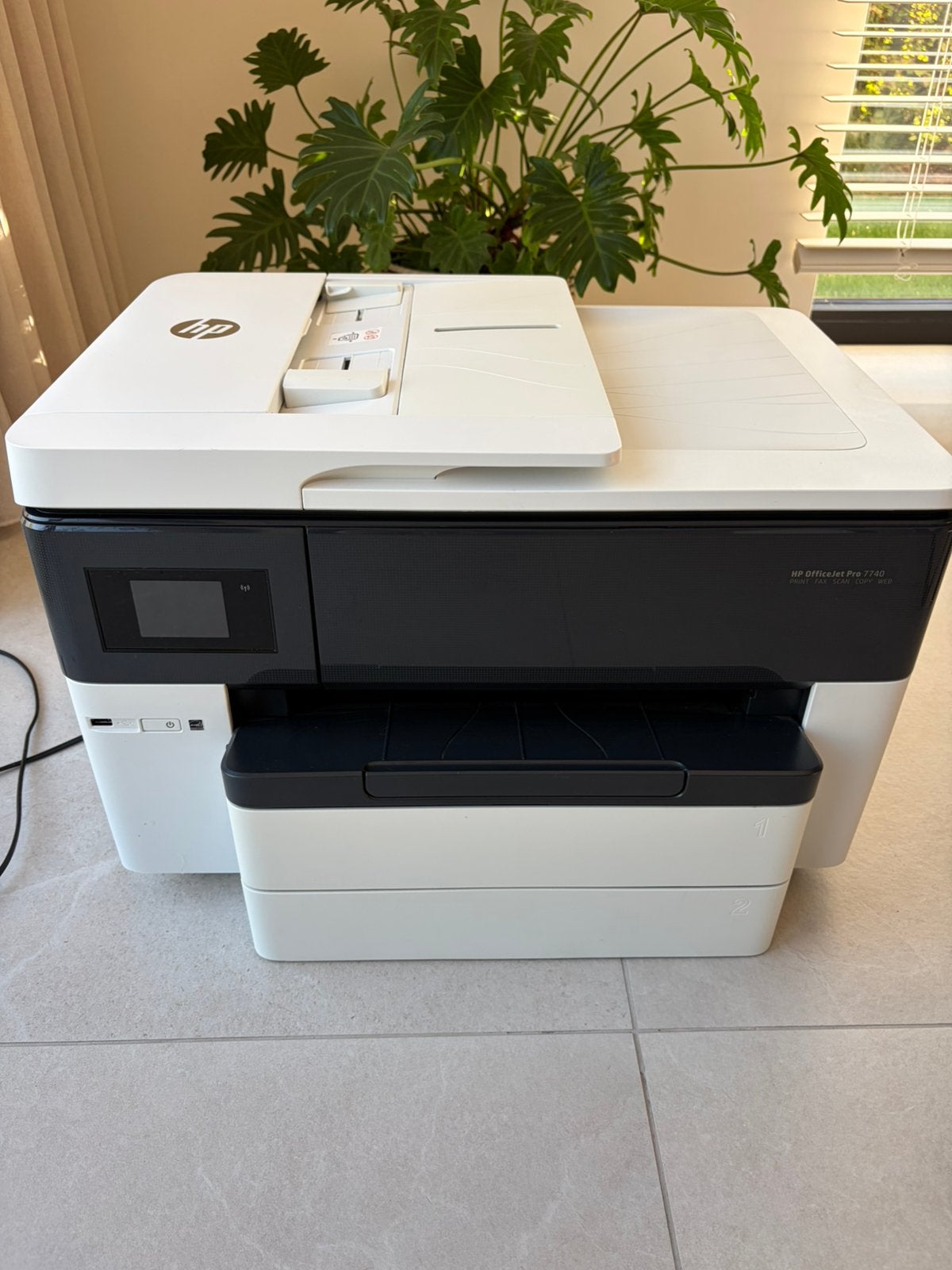 HP OfficeJet Pro 7740, Ophalen, Zo goed als nieuw, Mailen, Printer
