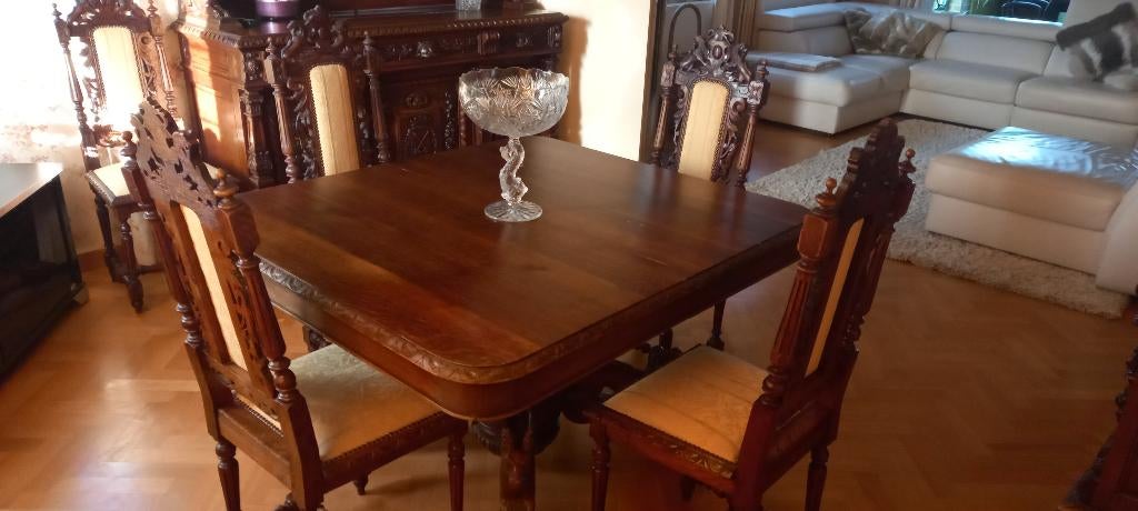 antieke tafel, Ophalen
