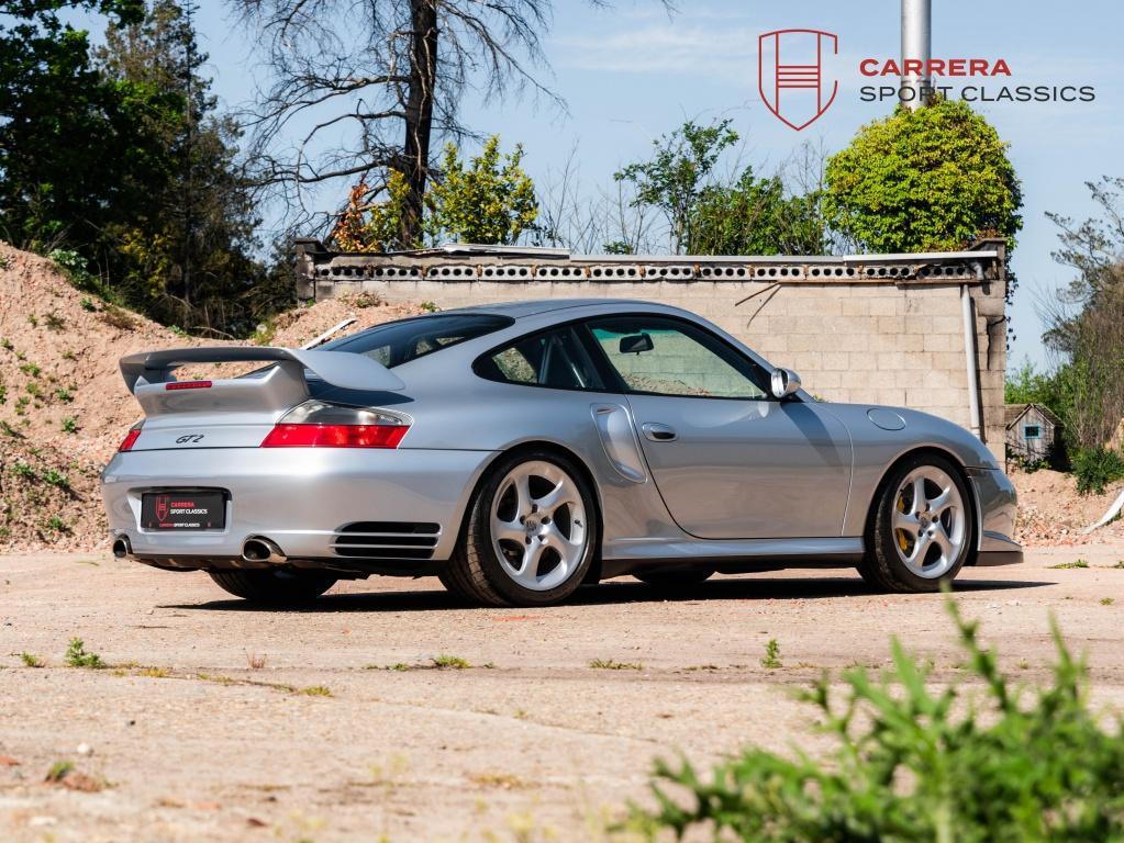 Porsche 911 996 GT2 3.6 Coupé GT2 - Belgian Car - 19000km -, Autos, Cuir, Argent ou Gris, Achat, Entreprise
